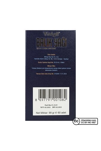 Vitagil Allergo Omega 3 Balık Yağı Kapsül 1200 mg 60 Adet
