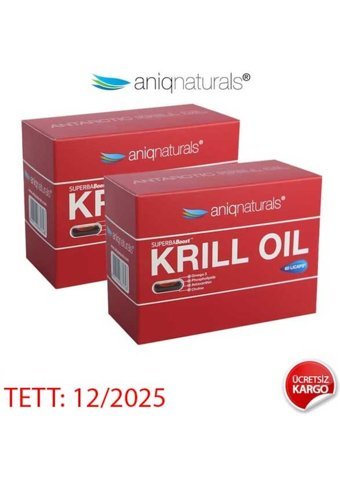Aniqnaturals Superbaboost Krill Oil Omega 3 Kapsül 1000 mg 120 Adet