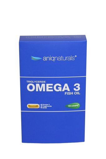 Aniqnaturals Licaps Omega 3 Balık Yağı Kapsül 1000 mg 150 Adet