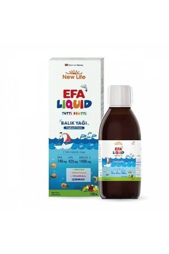 Newlife Efa Liquid Omega 3 Balık Yağı Şurup 150 ml