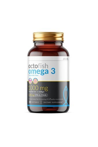 Octofısh Omega 3 Balık Yağı Kapsül 1200 mg 30 Adet