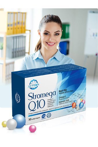 Acvison Stromega Q10 Omega 3 Kapsül 30 Adet