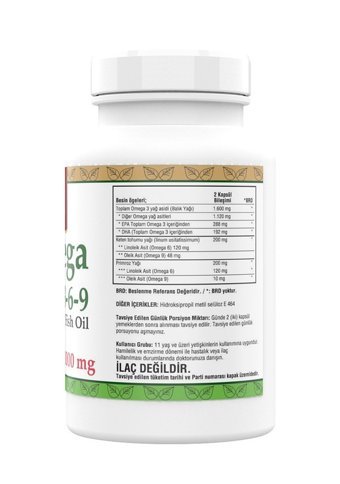Collagen Hyaluronic Acid Omega 3 Tablet-Kapsül 1000 mg 300+200 Adet