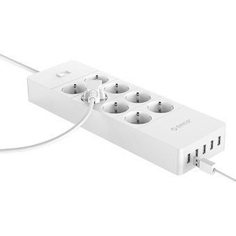 Orico Hpc-8A5U-V1-Eu 8'li Soket 1.5 metre Kablolu Çiftli Akım Korumalı Priz