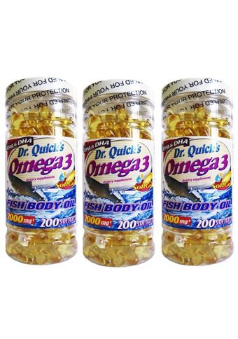 Dr.Quicks Omega 3 Balık Yağı Kapsül 2000 mg 200 Adet