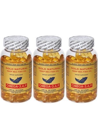 Gold Natural Omega 3 Balık Yağı Kapsül 1000 mg 3x200 Adet