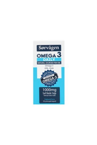 Sorvagen Daily Omega 3 Balık Yağı Kapsül 1000 mg 50 Adet