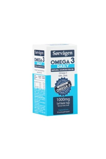 Sorvagen Daily Omega 3 Balık Yağı Kapsül 1000 mg 50 Adet