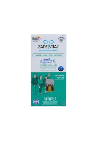 Zade Vital Premium Adults Omega 3 Kapsül 1800 mg 30 Adet