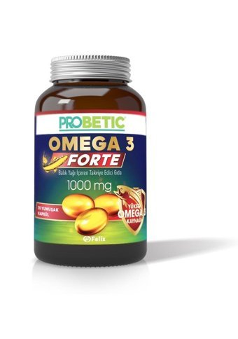 Probetic Forte Omega 3 Balık Yağı Kapsül 1000 mg 30 Adet