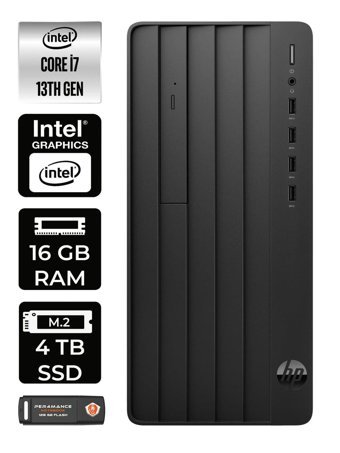 HP Pro Tower 290 G9 8T2X2ES Dahili Intel UHD Graphics Intel Core i7 13700 16 GB Ram 4 TB SSD Tower FreeDos Masaüstü Bilgisayar + PER4 BELLEK