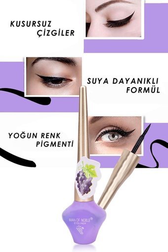 Iman Of Noble No:01 Suya Dayanıklı Mat Pastel Siyah Likit Eyeliner
