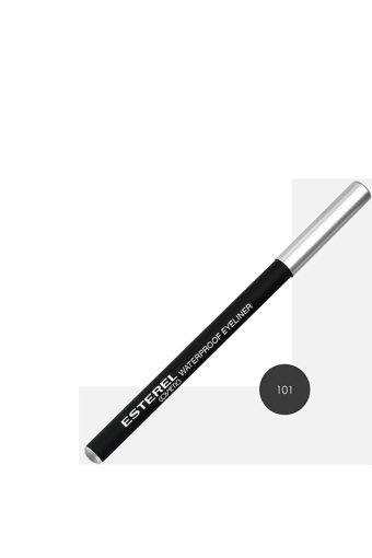 Esterel No:101 Suya Dayanıklı Mat Pastel Siyah Kalem Eyeliner