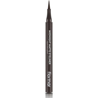 Flormar Midnight No:002 Suya Dayanıklı Mat Pastel Kahverengi Kalem Eyeliner