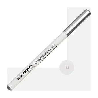 Esterel No:195 Suya Dayanıklı Mat Pastel Beyaz Kalem Eyeliner