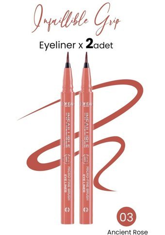 L'Oréal Paris Infaillible Grip No:03 Suya Dayanıklı Mat Pastel Pembe Kalem Eyeliner