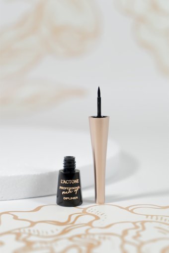 L'Actone Suya Dayanıklı Glitter Pastel Pembe Likit Eyeliner