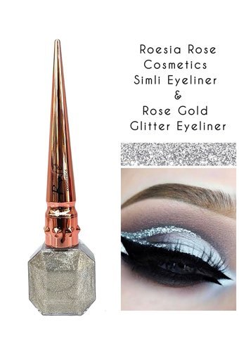 Aily Cosmetics Suya Dayanıklı Glitter Pastel Rose Gold Likit Eyeliner
