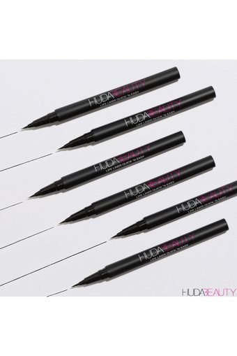 Huda Beauty Quick ‘N Easy Precision Suya Dayanıklı Mat Pastel Siyah Kalem Eyeliner