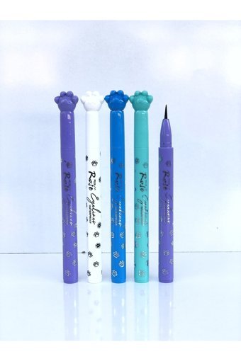 Aily Cosmetics Pati Suya Dayanıklı Mat Pastel Siyah Kalem Eyeliner