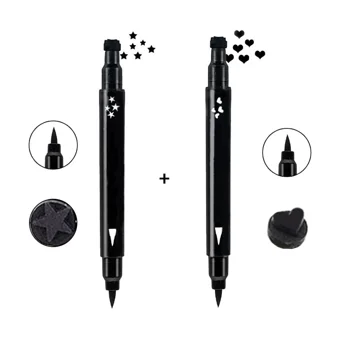 Cosmetichane No:01 Çift Taraflı Mat Pastel Siyah Kalem Eyeliner