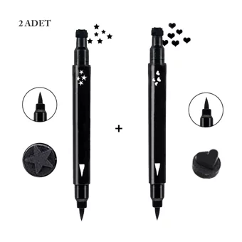 Cosmetichane No:01 Çift Taraflı Mat Pastel Siyah Kalem Eyeliner