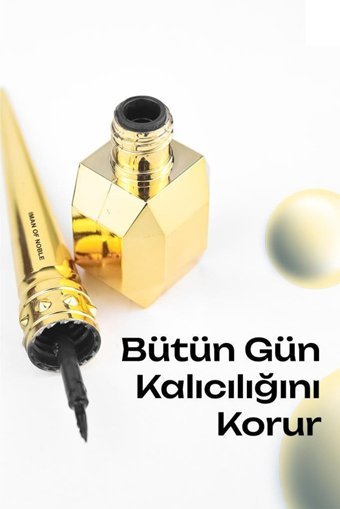Iman Of Noble Suya Dayanıklı Mat Pastel Siyah Likit Eyeliner