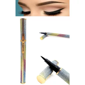 Eyberra Kristal No:01 Suya Dayanıklı Mat Pastel Siyah Likit Eyeliner