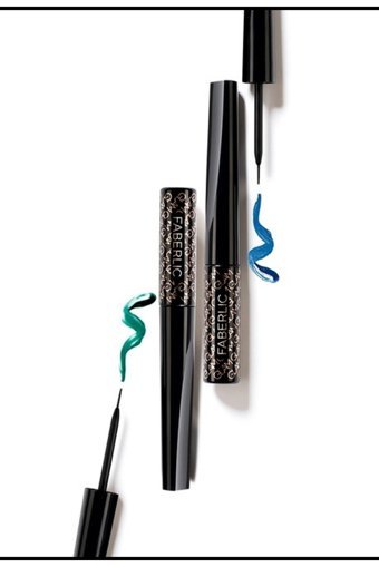 Faberlic Glam Team Glitter Pastel Koyu Lacivert Likit Eyeliner