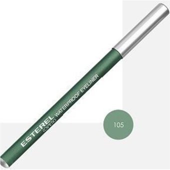 Esterel No:105 Suya Dayanıklı Mat Pastel Yeşil Kalem Eyeliner