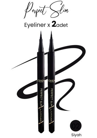 L'Oréal Paris Perfect Slim Suya Dayanıklı Mat Pastel Siyah Kalem Eyeliner