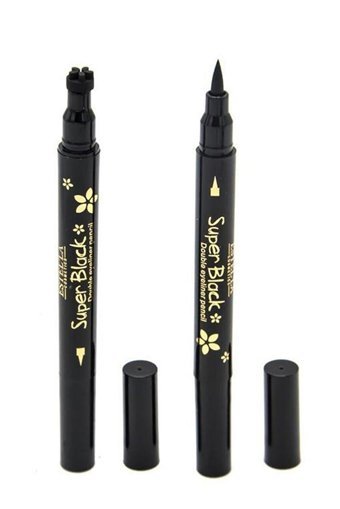 Avokado Çift Taraflı Suya Dayanıklı Mat Pastel Siyah Kalem Eyeliner