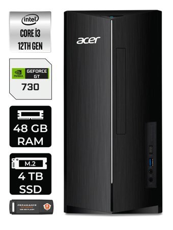Dell Vostro 3910MT N3563VDT3910EMEA Harici GeForce GT 730 4 GB Intel Core i3 12100 48 GB Ram 4 TB SSD Tower Windows 11 Pro Masaüstü Bilgisayar + PER4 BELLEK