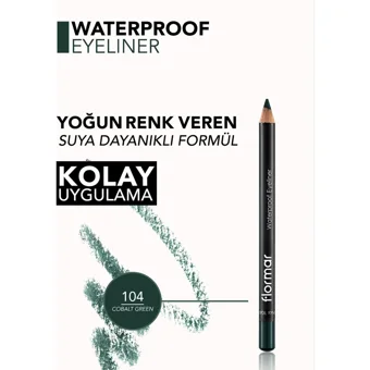 Flormar No:104 Mat Pastel Mavi Kalem Eyeliner