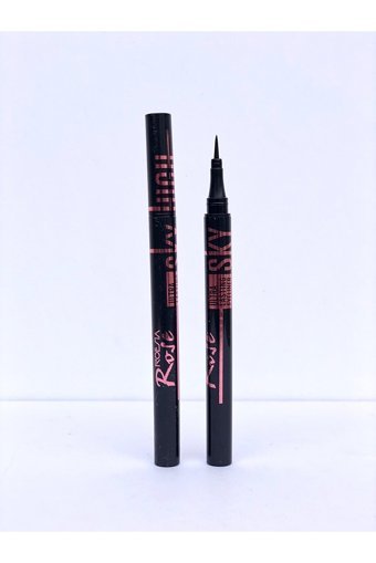 Aily Cosmetics Super Black Suya Dayanıklı Mat Pastel Siyah Kalem Eyeliner