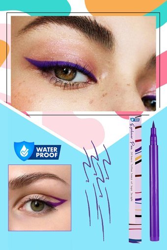 Xolo Suya Dayanıklı Mat Pastel Mor Likit Eyeliner