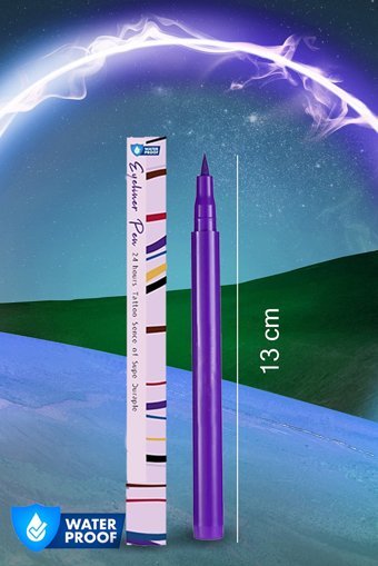 Xolo Suya Dayanıklı Mat Pastel Mor Likit Eyeliner