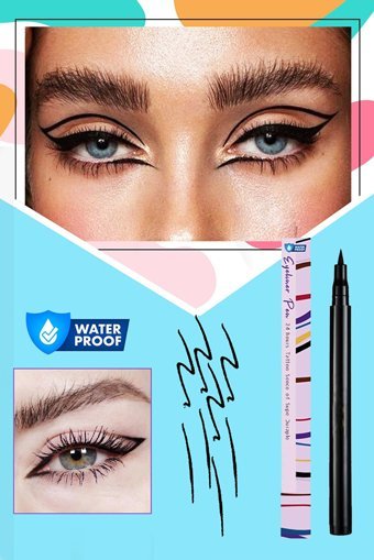 Dahaus No:01 Suya Dayanıklı Mat Pastel Siyah Likit Eyeliner