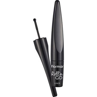 Flormar Roll'N Go No:001 Suya Dayanıklı Mat Pastel Siyah Likit Eyeliner
