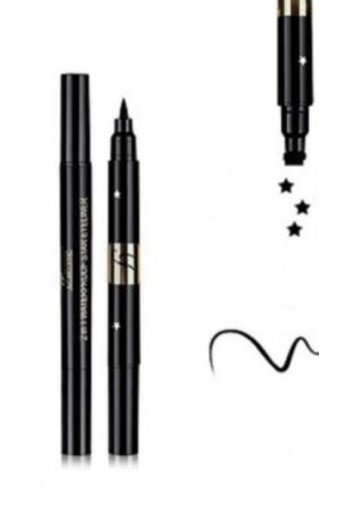 Deep Passion Yıldız Çift Taraflı Suya Dayanıklı Parlak Pastel Siyah Kalem Eyeliner