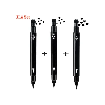 Efsely No:01 Çift Taraflı Mat Pastel Siyah Kalem Eyeliner