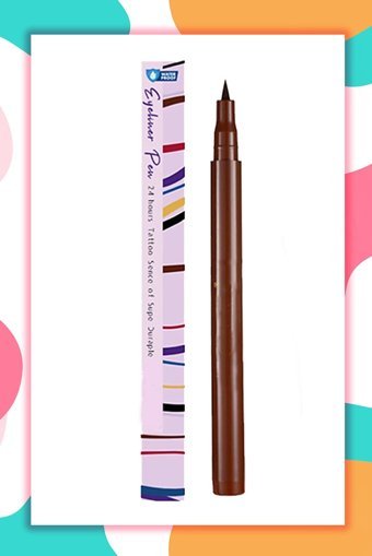 Dahaus Suya Dayanıklı Mat Pastel Kahverengi Likit Eyeliner
