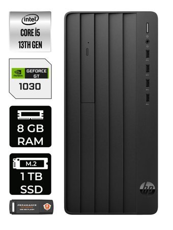 HP Pro Tower 290 G9 8T2W9ES Harici GeForce RTX 3060 Ti Intel Core i5 13500 8 GB Ram 1 TB SSD Tower Windows 11 Home Masaüstü Bilgisayar + PER4 BELLEK
