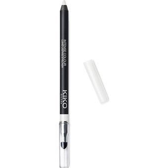 Kiko Milano Intense Colour Long Lasting No:01 Çift Taraflı Suya Dayanıklı Metalik Pastel Beyaz Kalem Eyeliner