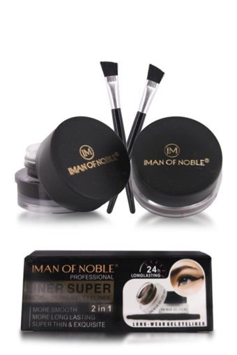 Iman Of Noble No:01 Suya Dayanıklı Mat Pastel Siyah Jel Eyeliner