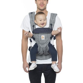 Ergobaby Omni 360 15 kg Kapasiteli Oturaklı Her Yöne Yenidoğan Kanguru Gri