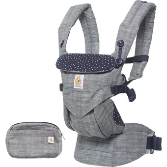 Ergobaby Omni 360 15 kg Kapasiteli Oturaklı Her Yöne Yenidoğan Kanguru Gri