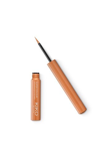 Kiko Milano Super Colour No:03 Suya Dayanıklı Parlak Pastel Açık Bakır Likit Eyeliner