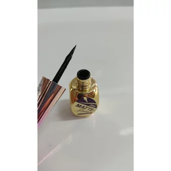 Karite No:01 Suya Dayanıklı Mat Pastel Siyah Likit Eyeliner