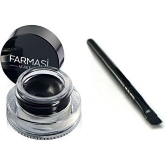 Farmasi Kajal No:118 Suya Dayanıklı Mat Pastel Siyah Jel Eyeliner